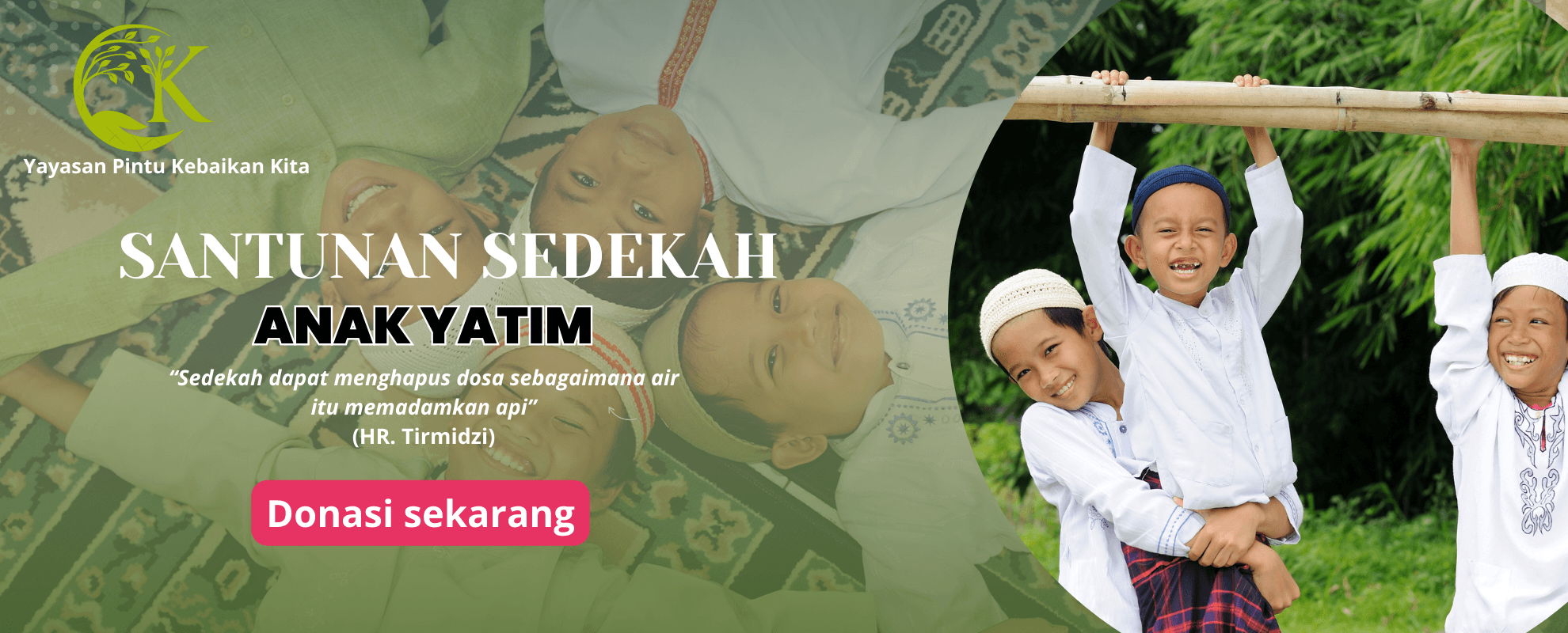 Zakat Anak Yatim Piatu di Tanah Baru, Depok.